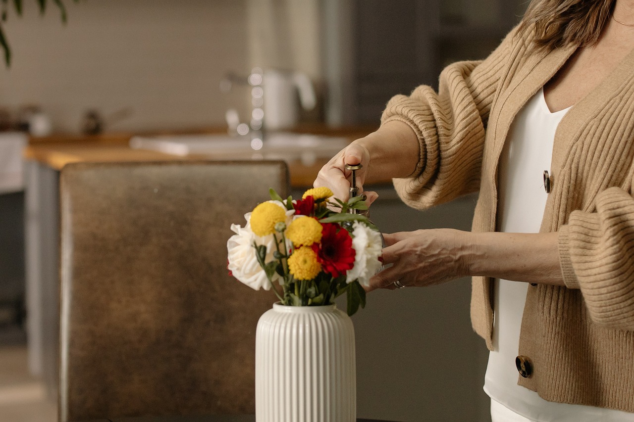florist arranging flowers Saskatoon